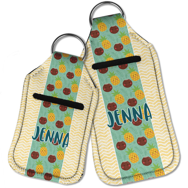 Pineapples and Coconuts Sanitizer Holder Keychain - Parent Main