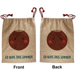 Pineapples and Coconuts Santa Sack - Front & Back (Personalized)