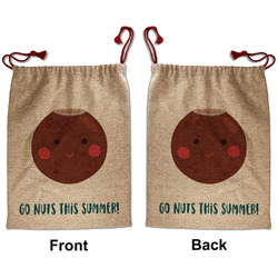Pineapples and Coconuts Santa Sack - Front & Back (Personalized)