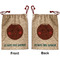 Pineapples and Coconuts Santa Sack - Front & Back (Personalized)