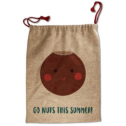 Pineapples and Coconuts Santa Sack - Front (Personalized)