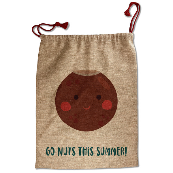Pineapples and Coconuts Santa Bag - Front