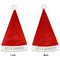 Pineapples and Coconuts Santa Hats - Front and Back (Double Sided Print) APPROVAL