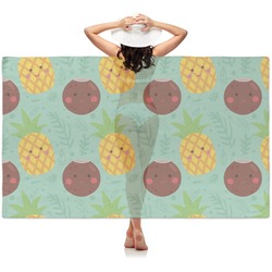 Pineapples and Coconuts Sheer Sarong (Personalized)