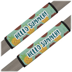 Pineapples and Coconuts Seat Belt Covers (Set of 2) (Personalized)