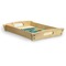 Pineapples and Coconuts Serving Tray Wood Small - Corner