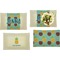 Pineapples and Coconuts Set of Rectangular Dinner Plates