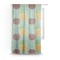Pineapples and Coconuts Sheer Curtain With Window and Rod