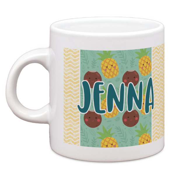 Custom Pineapples and Coconuts Espresso Cup (Personalized)