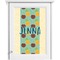 Pineapples and Coconuts Single White Cabinet Decal