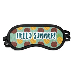 Pineapples and Coconuts Sleeping Eye Mask - Small (Personalized)