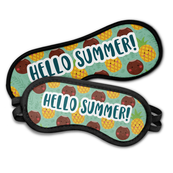 Pineapples and Coconuts Sleeping Eye Masks - PARENT