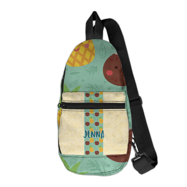 Custom Pineapples and Coconuts Sling Bag (Personalized)