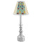 Pineapples and Coconuts Small Chandelier Lamp - LIFESTYLE (on candle stick)