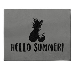 Pineapples and Coconuts Gift Boxes w/ Engraved Leather Lid (Personalized)