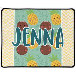 Pineapples and Coconuts Large Gaming Mouse Pad - 12.5" x 10" (Personalized)