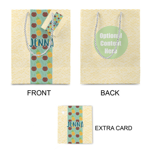 Pineapples and Coconuts Small Gift Bag - Approval