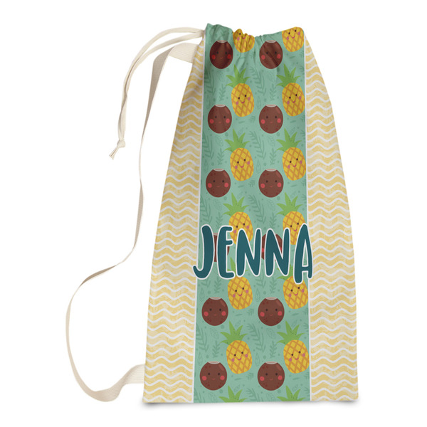 Custom Pineapples and Coconuts Laundry Bags - Small (Personalized)