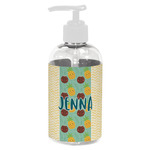 Pineapples and Coconuts Plastic Soap / Lotion Dispenser (8 oz - Small - White) (Personalized)