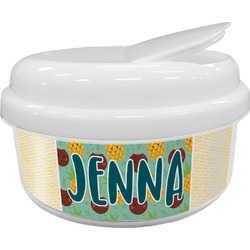 Pineapples and Coconuts Snack Container (Personalized)