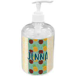 Pineapples and Coconuts Acrylic Soap & Lotion Bottle (Personalized)
