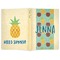 Pineapples and Coconuts Soft Cover Journal - Apvl