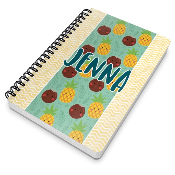 Pineapples and Coconuts Spiral Journal 7 x 10 - Main