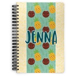 Pineapples and Coconuts Spiral Notebook (Personalized)
