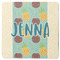 Pineapples and Coconuts Square Coaster Rubber Back - Single