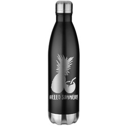 Pineapples and Coconuts Water Bottle - 26 oz. Stainless Steel - Laser Engraved (Personalized)