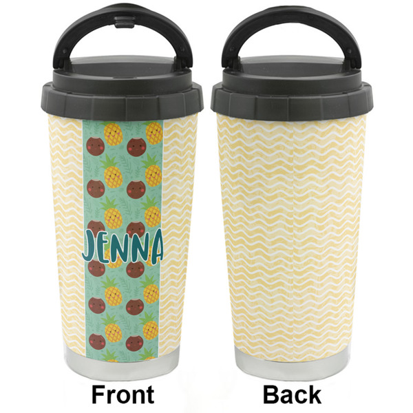 Pineapples and Coconuts Stainless Steel Travel Cup - Apvl