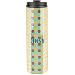 Pineapples and Coconuts Stainless Steel Skinny Tumbler - 20 oz (Personalized)