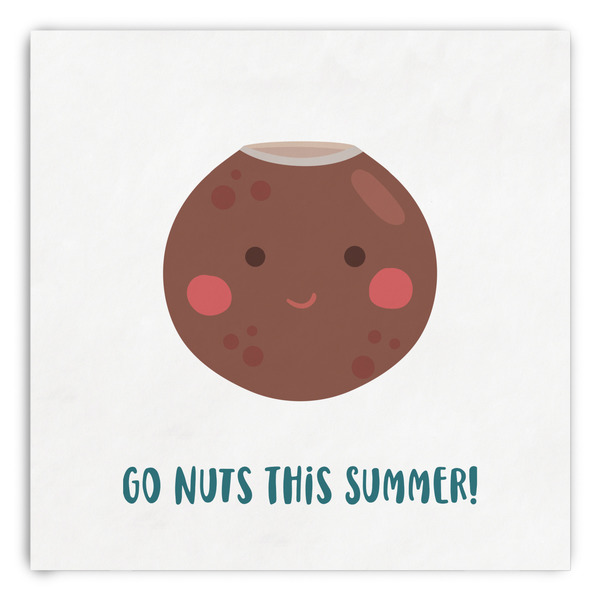 Custom Pineapples and Coconuts Paper Dinner Napkins (Personalized)