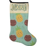 Pineapples and Coconuts Holiday Stocking - Neoprene (Personalized)