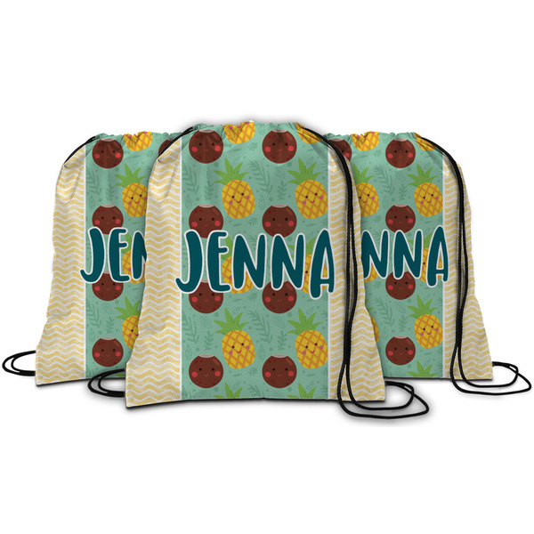 Pineapples and Coconuts String Backpack - MAIN