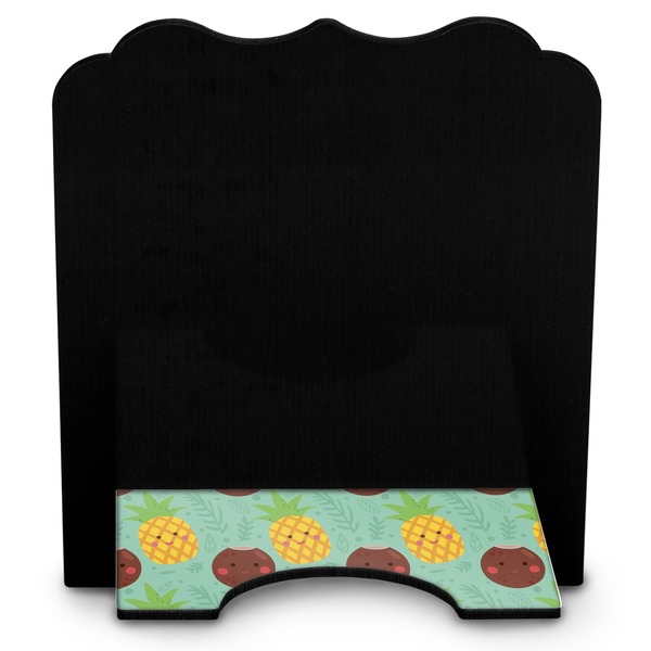 Pineapples and Coconuts Stylized Tablet Stand - Back