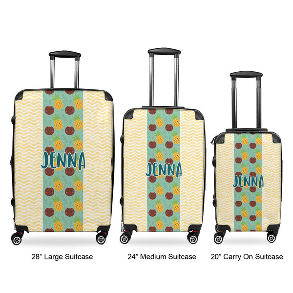 Pineapples and Coconuts Suitcase Set 1 - APPROVAL