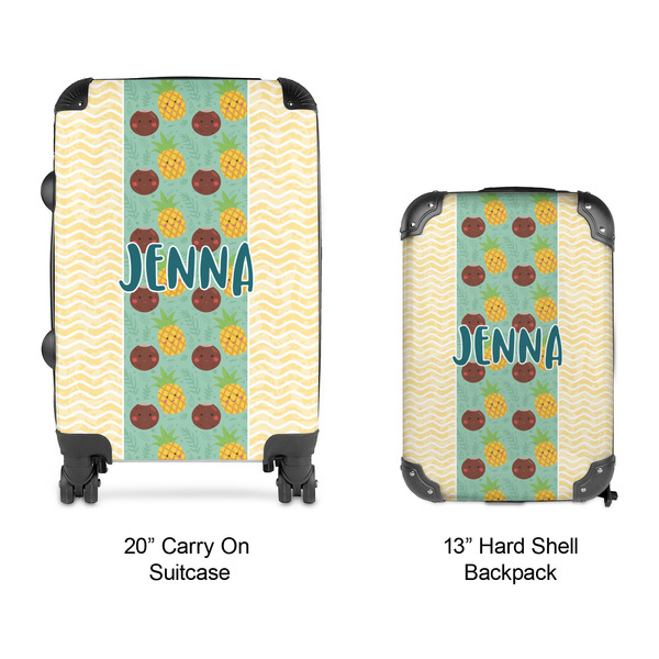 Pineapples and Coconuts Suitcase Set 4 - APPROVAL