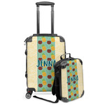 Pineapples and Coconuts Kids 2-Piece Luggage Set - Suitcase & Backpack (Personalized)