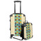 Pineapples and Coconuts Kids 2-Piece Luggage Set - Suitcase & Backpack (Personalized)