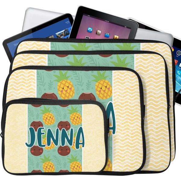 Pineapples and Coconuts Tablet & Laptop Case Sizes
