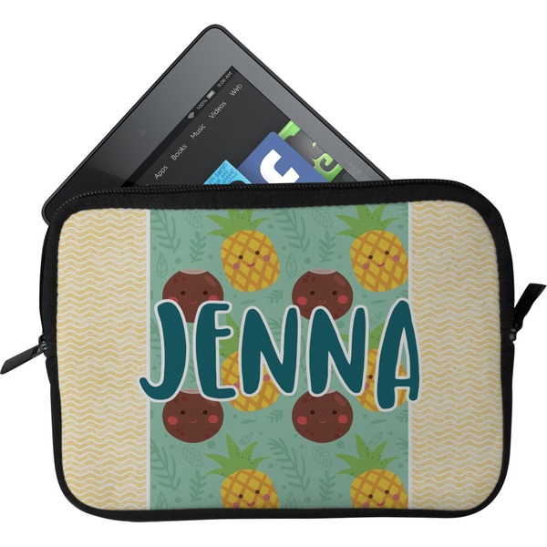 Custom Pineapples and Coconuts Tablet Case / Sleeve (Personalized)