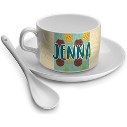 Pineapples and Coconuts Tea Cup (Personalized)