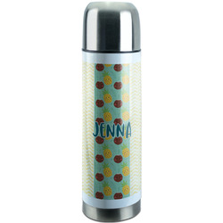 Pineapples and Coconuts Stainless Steel Thermos (Personalized)