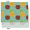 Pineapples and Coconuts Tissue Paper - Lightweight - Large - Front & Back