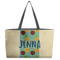 Pineapples and Coconuts Beach Totes Bag - w/ Black Handles (Personalized)