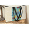 Pineapples and Coconuts Tote w/Black Handles - Lifestyle View
