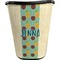 Pineapples and Coconuts Waste Basket - Single Sided (Black) (Personalized)