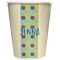 Pineapples and Coconuts Waste Basket - Single Sided (White) (Personalized)