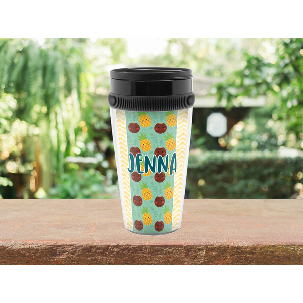 Pineapples and Coconuts Travel Mug Lifestyle (Personalized)